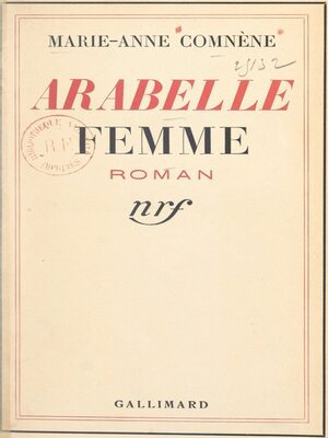 cover image of Arabelle, femme